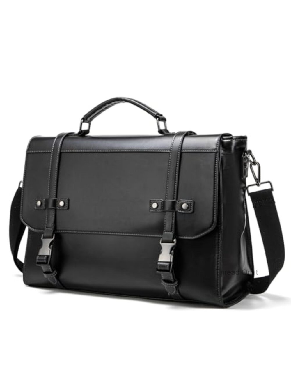 17 Inch Vintage Laptop Messenger Bag Briefcase Crossbody Shoulder Bag Business